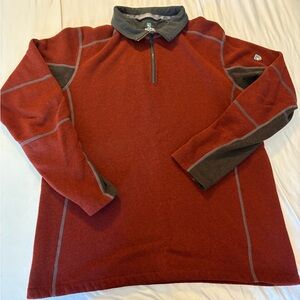 Kuhl Maroon and Charcoal Lightweight Jacket